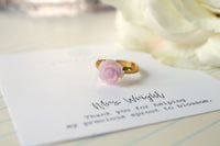 Flower Ring Personalized Teacher Gift